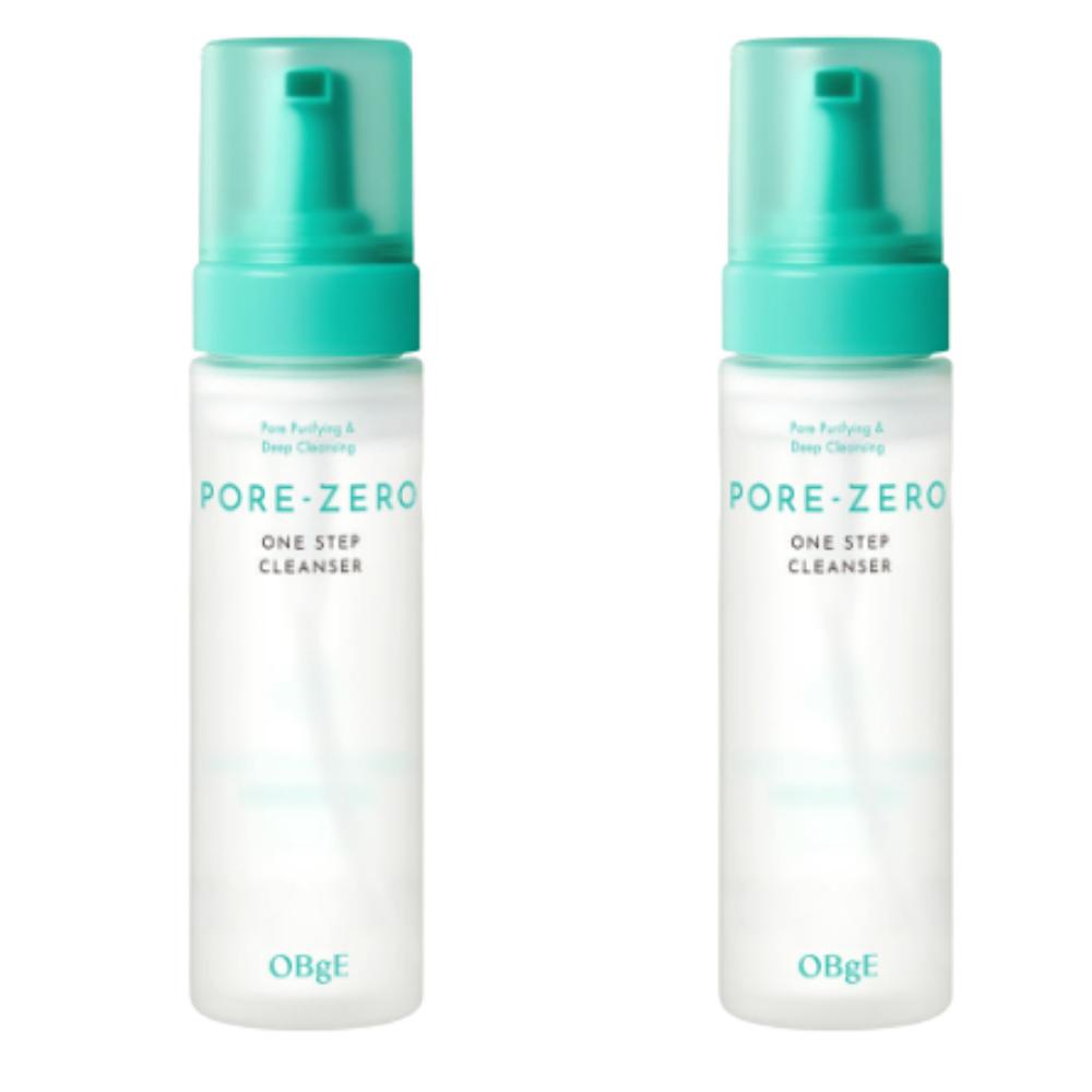 OBGE Pore Zero One-Step Cleanser 200ml Duo Set (2 Items) | Men s Deep Pore Melting Bubble Cleansing Foam