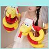 Adorable Plush Snake Toy For 2025 Year Of The Snake Festive Celebration Gift