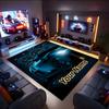 1PC Custom Name Night Drive Adventure Theme Floor Mat Ideal for Living Room, Game Rooms, Office, Bedroom, Office Floor Mat , Floor Mats for Home