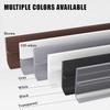 Door Seam Bottom Sealing Strip Soft Hard PVC Composite Insect Proof Dustproof Soundproof for Apartment Rental Home Use