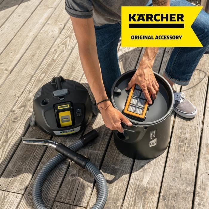 Filtre plissé plat spécial AD KARCHER AD2 / AD4 - Résistant pour aspiration de poussières fines