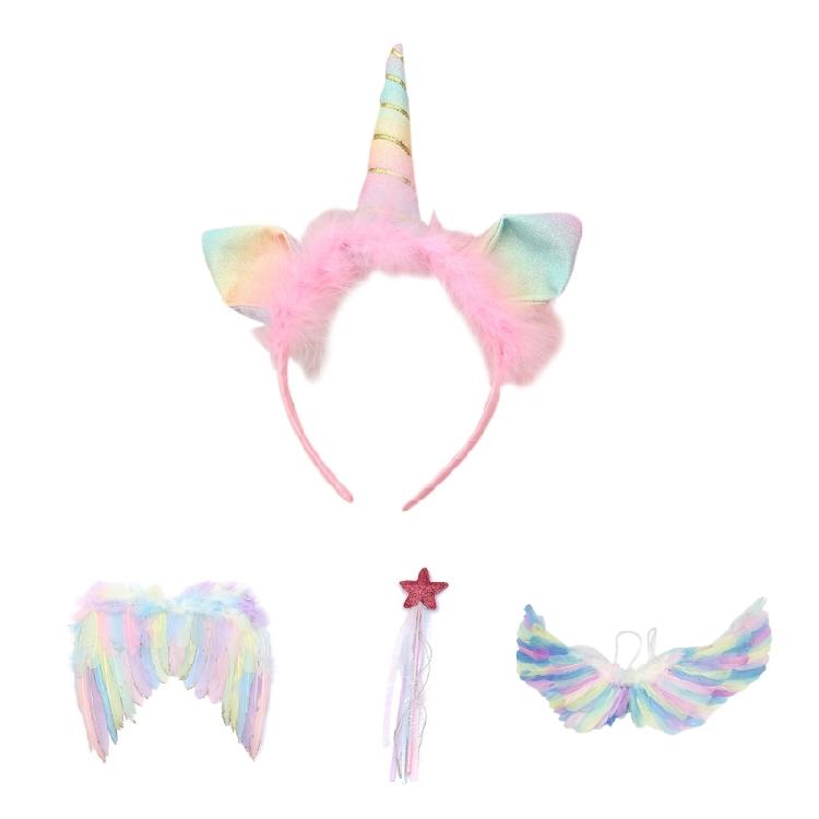 Fairy Wand Photostudio Props Girl Lovely Headband Cos-play Wing Hair Decorations
