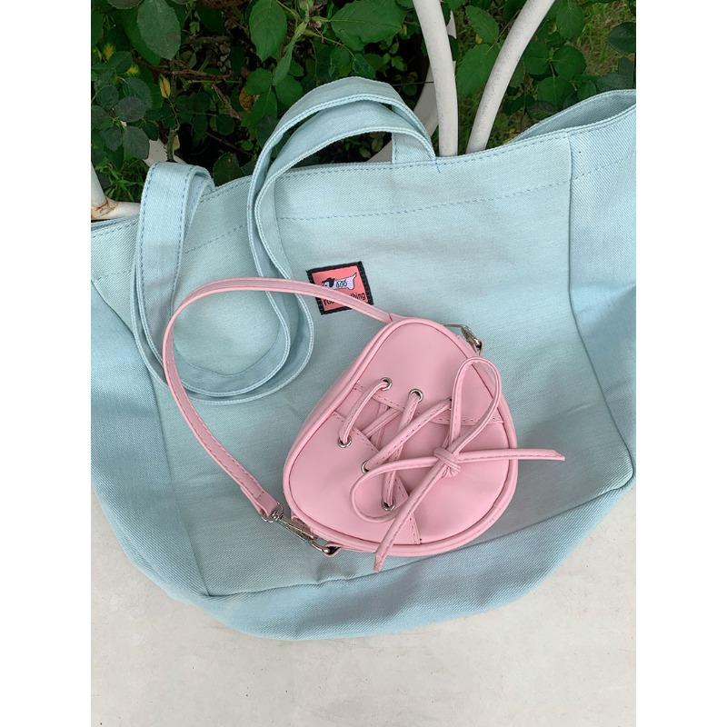 Niche Design New Korean Ins Love Bag Female Lady Ballet Style Hand-held Shoulder Bag Crossbody Bag