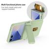 Automatic Spring Hinged Kickstand Holder 2 Credit Card Slot Case For Samsung Z Flip 7 Flip7 Galaxy Z Flip 6 5 Lens Protect Cover