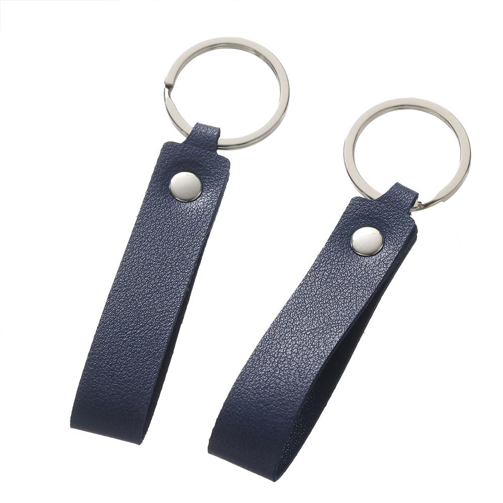 1/5pcs PU Leather Keychain Business Gift Leather Key Chain for Men Women Car Key Strap Waist Wallet KeyChains Keyrings
