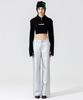 Leoninghai Leather Carpenter Pants [Silver]