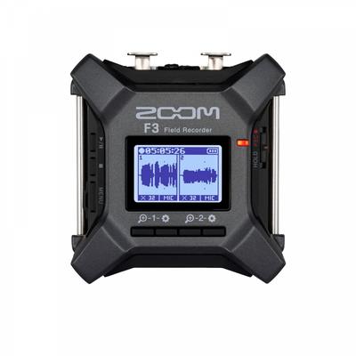 Zoom Zoom Field Recorder 2 kanálový vstup 32bitové plovoucí nahrávání Vydáno v roce 2022 F3 Black