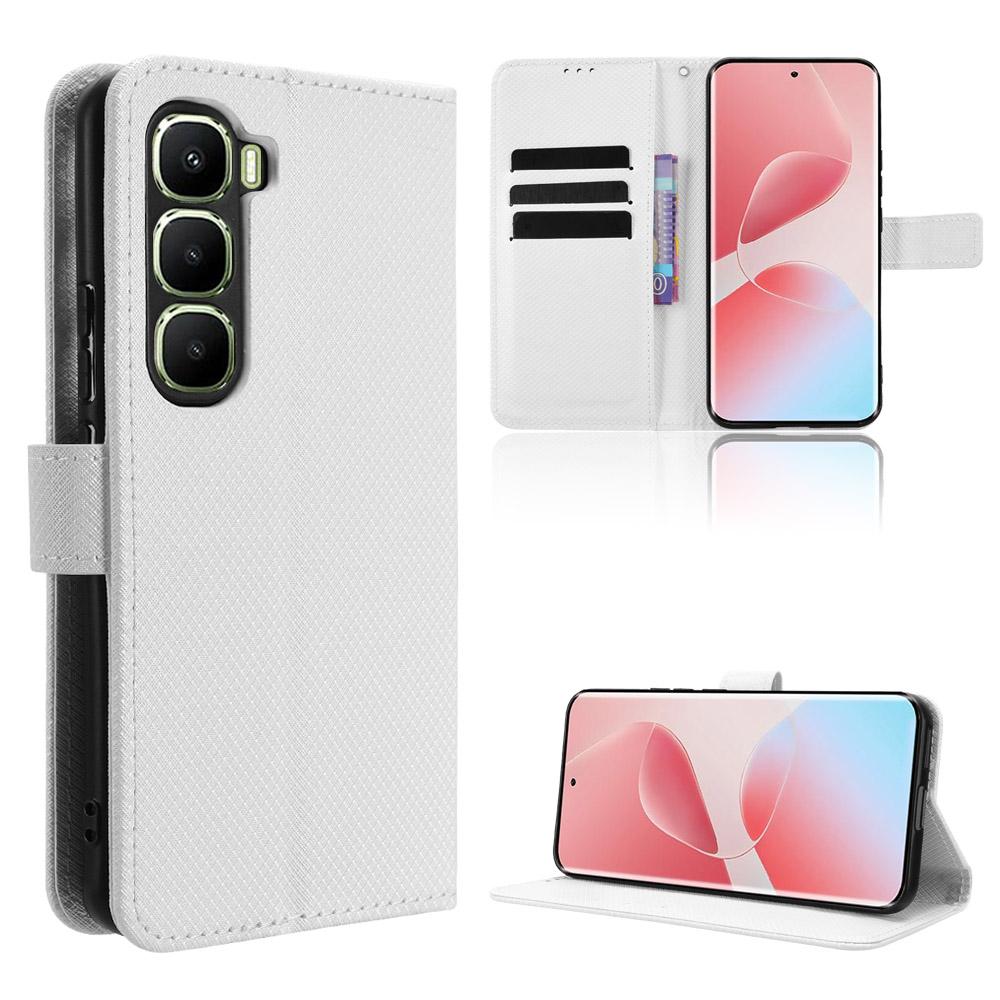 Flip Cases für Infinix Hot 60 Pro+ Plus PU-Leder Ganzkörperschutz Stoßfest Langlebig Retro Handyhülle