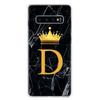 Literă Alphabet Crown AJ Husă pentru telefon pentru Samsung Galaxy S10 Plus S20 FE S21 S22 Ultra S10E S9 S8 + S7 Edge J4 Carcasă