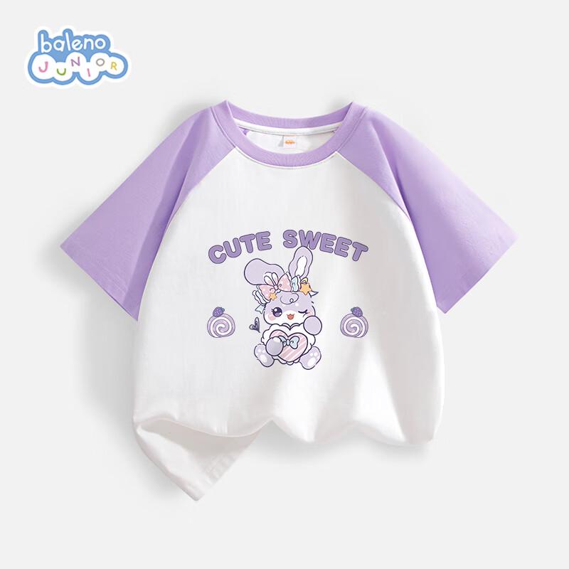 Baleno Girls  Cartoon Short Sleeve Cotton T-Shirt 110