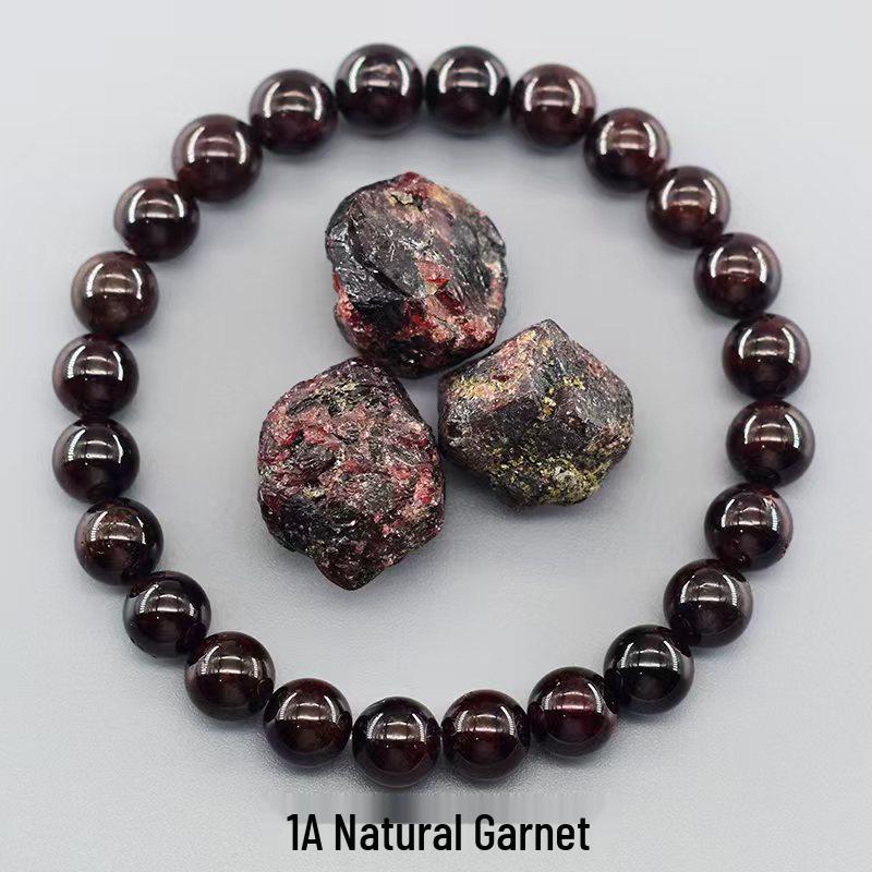 Jingde Jewelry Natural Agate Bracelet: Single-Loop Crystal Stone for Men and Women