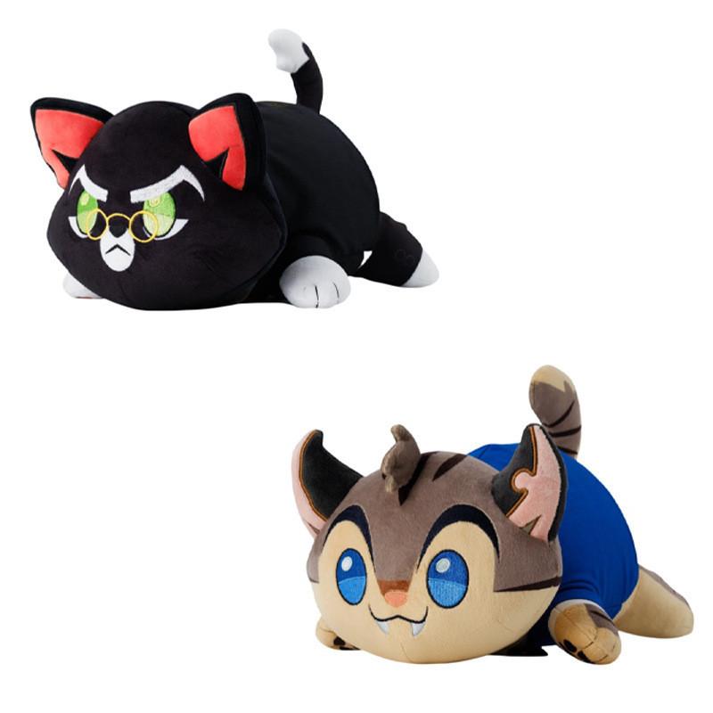 Adorable Lackadaisy Tater Plush Cat Toy Soft Crystal Velvet Stuffed Animal Doll