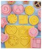 8Pcs Sandwich Jam Biscuit Mold Chocolate Sauce Cookie Cutouts Fudge Pastry Baking DIY Mold