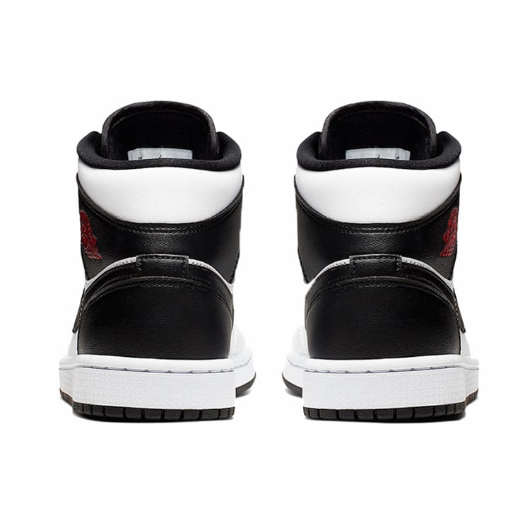 Air Jordan 1 Mid 'White Black' Women's BQ6472-101