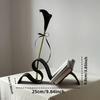 Modern 3D Printed Abstract Curved Vase And Bookend Set Sleek Aesthetic For Home Office Living Room Desktop Decoration