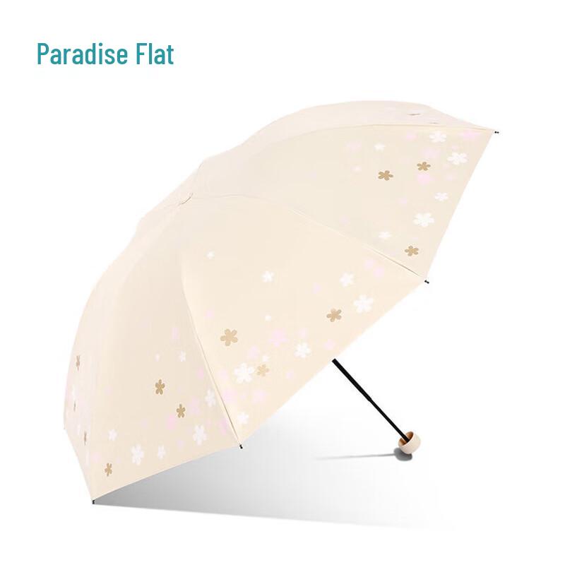 Tiantang Romantic Cherry Blossom Three-Fold Umbrella