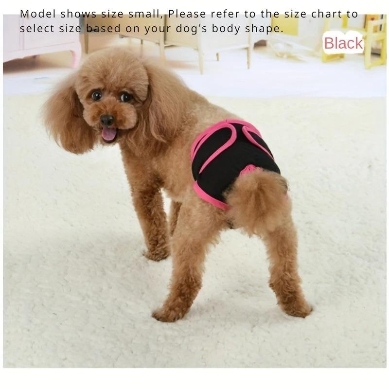 Couches Lavables pour Chien Pantalon Physiologique Pantalon pour Chiot Femelle Short Sous-vêtement Coton Chien Femelle Diaper Culotte Vêtements Chien Chat
