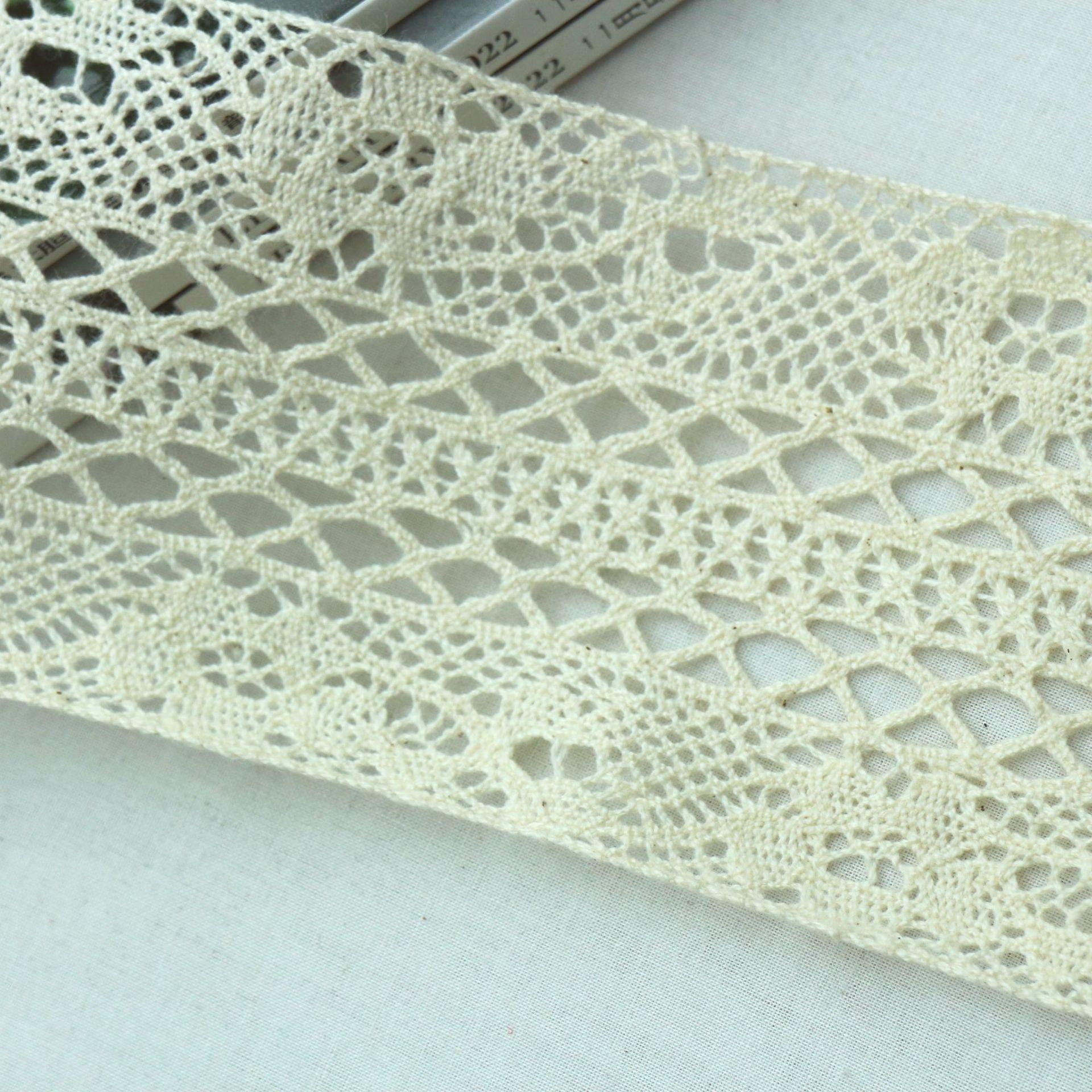 Полая Хлопковая Нить Кружево Ручной Работы DIY Декоративная Кружевная Лента Одежда Одежда Скатерть Занавеска Ткань Материал Бутон YM2318