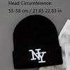1/2/3Pcs Unisex Winter Beanie Hats, Solid Color Knitted Warm Outdoor Caps With Embroidered Hand Washable