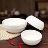 White Bowl Melamine Soup Bowl Round Porcelain Bowl Round Plastic Seasoning Bowl Rice Bowl Sugar Water Bowl
