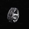 Trendy Hip Hop Crosses Rings for Men Adjustable Vintage Jewelry Copper Metal Gothic Punk Accessory