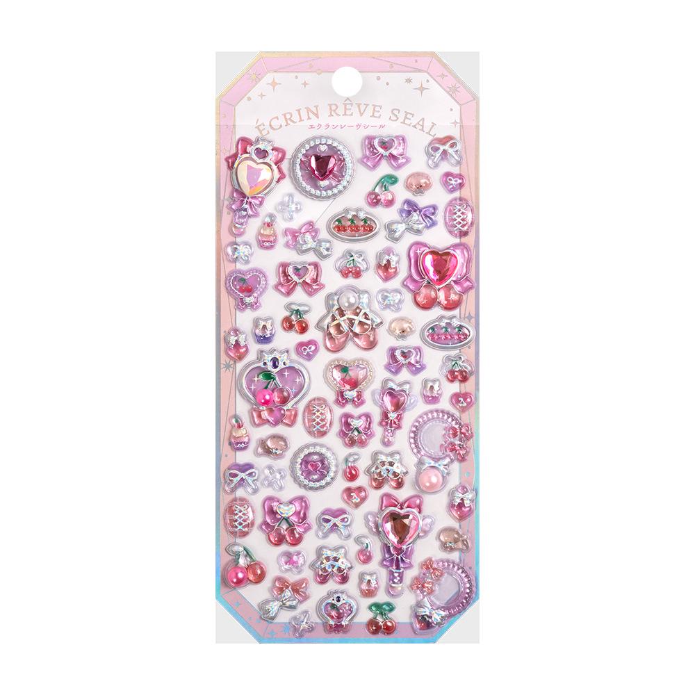 Popular 3D Animal Cartoon Crystal Stickers for Kids' Phone Cases