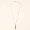 [KOAI] Green Aventurine Stick Power Stone Bar Pendant for Women
