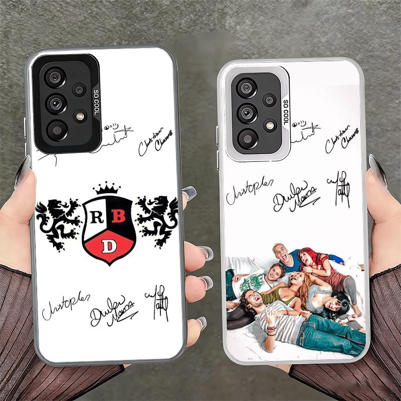 F-Fashion RBD R-Rebelde Shockproof Phone Case for Samsung A17 A16 A15 A14 A37 A57 A36 A56 A26 A35 A55 A25 A34 A54 A24 A13 A23 A3