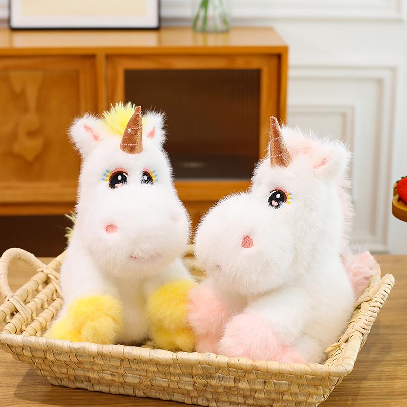 Cute Sitting Unicorn Doll Doll Cute Pony Plush Toy Children's Birthday Gift Rag Doll
