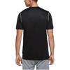 Nike Dri-FIT Solid Logo Print Crew Neck Short Sleeve T-Shirt Kids Tops Black BV6905-010
