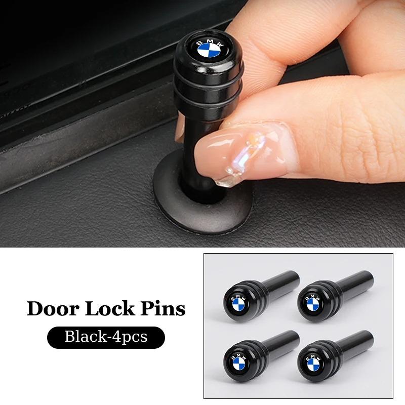 4 Piezas Perilla de Cerradura de Puerta de Coche Aleación Seguridad Seguro Pasadores de Tracción Para Bmw M3 M4 M5 M6 F20 F30 G20 F31 F34 F10 G30 F11 X3 F25 X4 I3 1 3