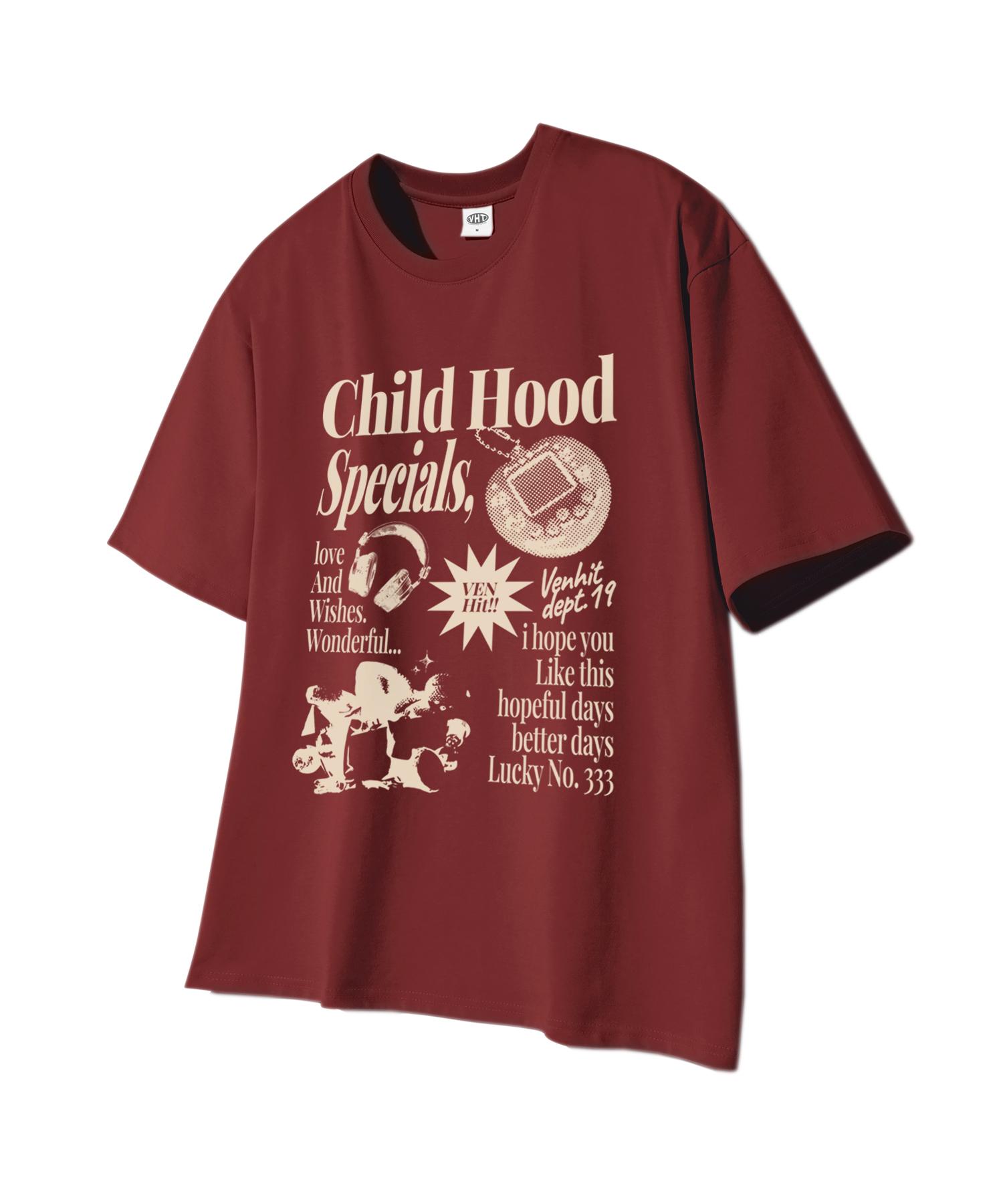 Benhit Child Hood Cool Cotton Short Sleeve Tee Cream/L