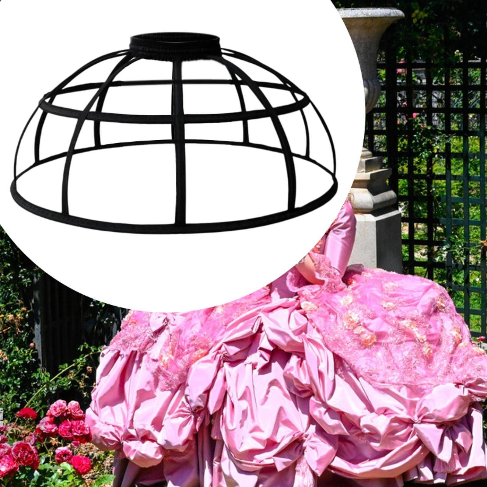 

Women s Crinoline Underskirt Elastic Waistband Cage Skirt Petticoat for Cosplay