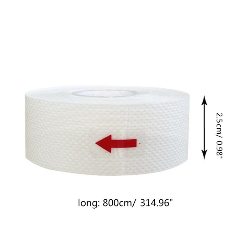1 Roll Hat Sweat Liners Shirt Collar Sweat Protectors Non-Woven Fabric Self-Adhesive Invisible Breathable Sweat Pad