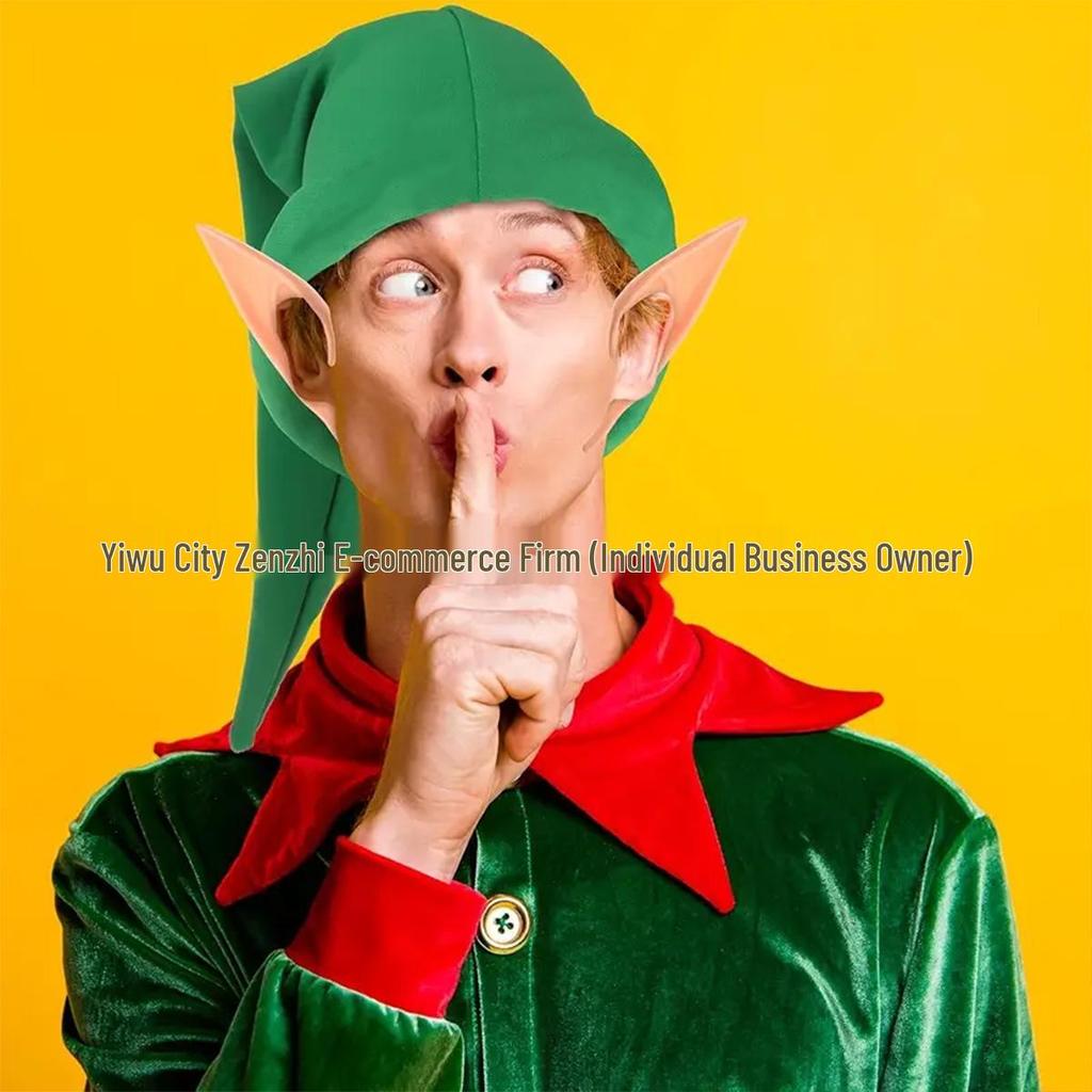 Chapéus de Natal Coloridos dos Sete Anões: Vermelho, Amarelo, Azul, Verde, Laranja, Roxo, Marrom - Adereços Festivos para Festa de Feriado