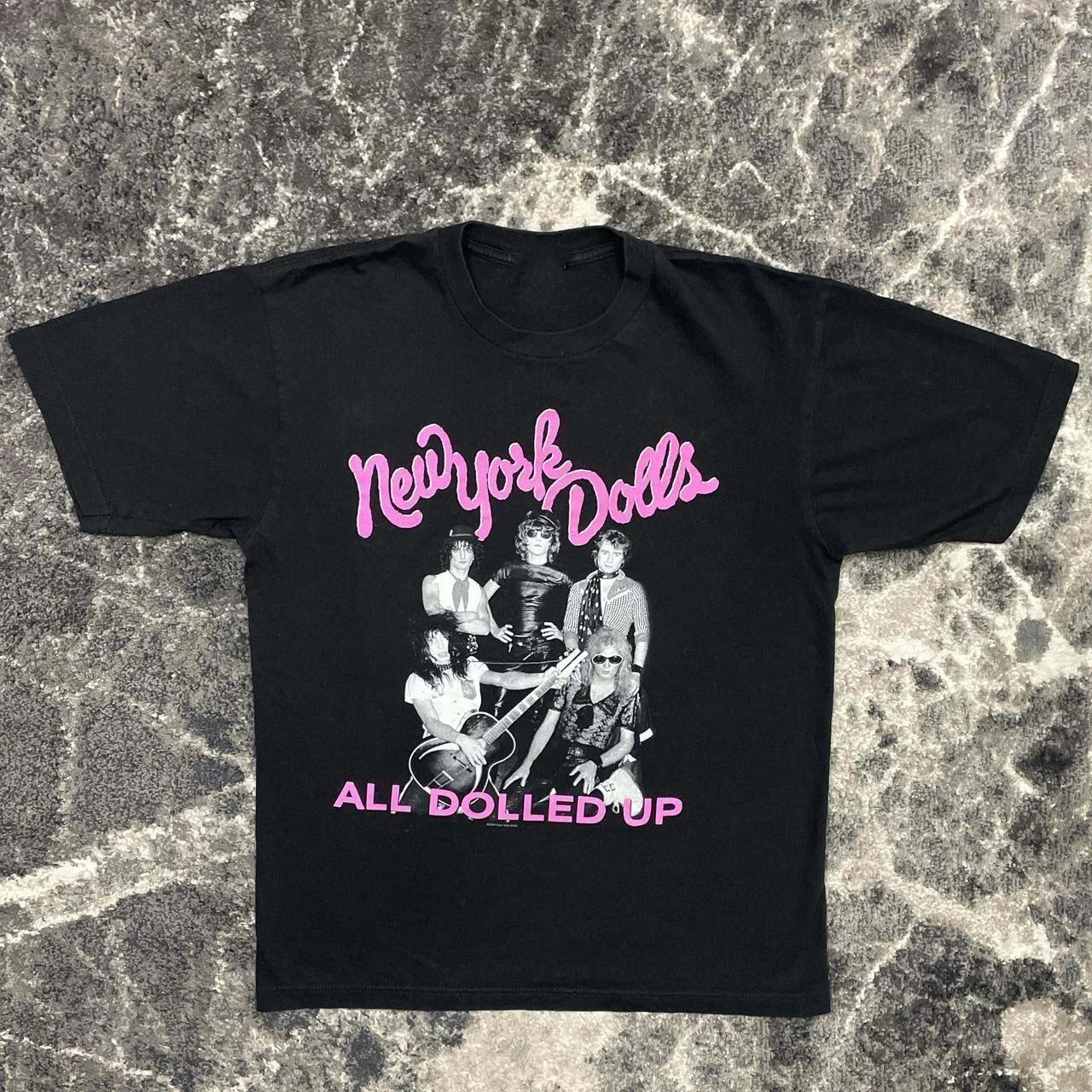 

Новая винтажная футболка New York Dolls Рождественский подарок Унисекс S-5XL OS43 L