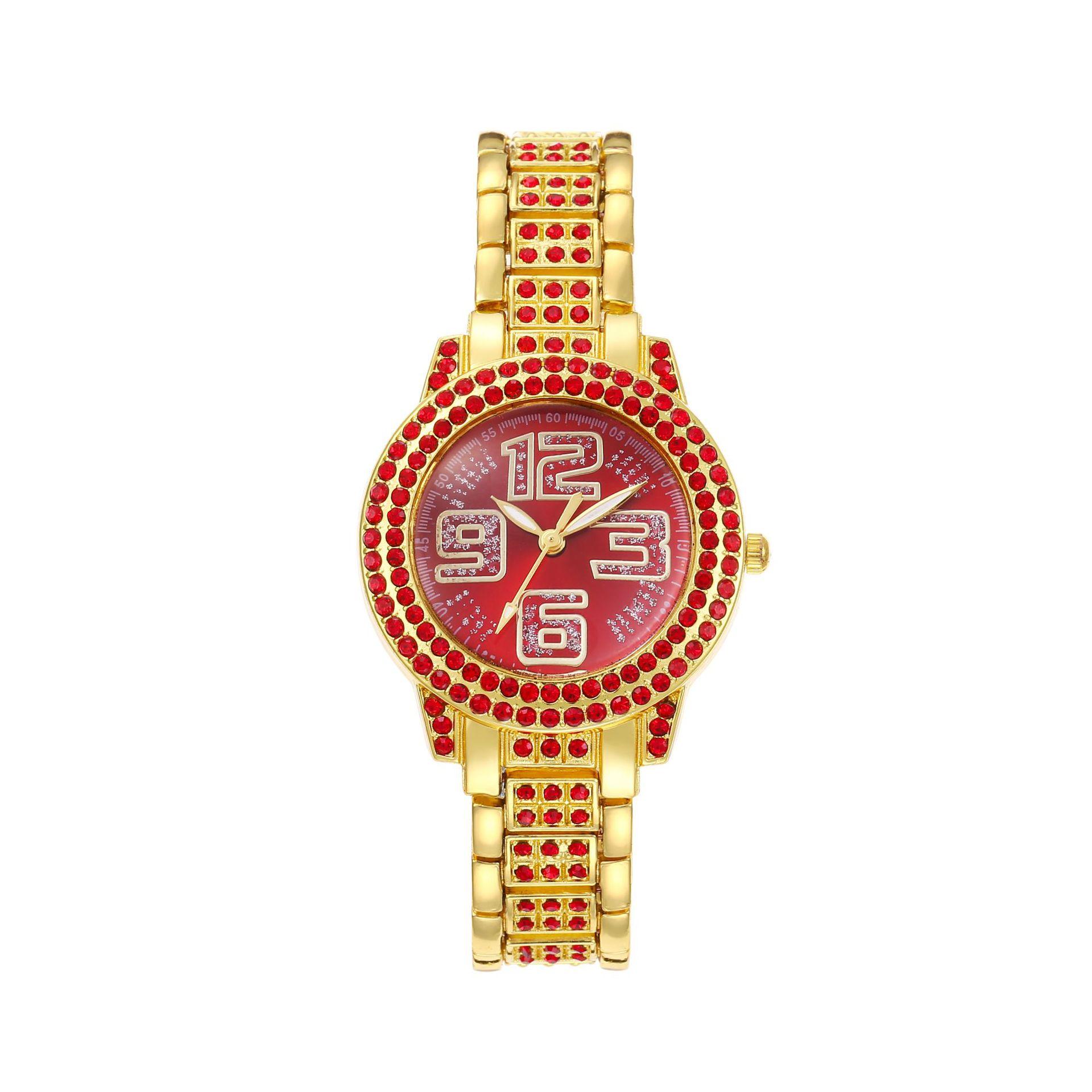Digital Ladies Watch Set Diamond Women S Watch Ladies Fashion Digital Quartz Watch