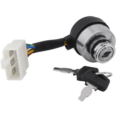 Interruttore a chiave di accensione e avviamento a 6 fili per generatore a gas 2,5-6,5KW 188F