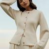 Independent Station Sense Sweater Jacket Female Spring and Fall Soft Lazy Wind Knitted Cardigan Comfortable Versatile and Fashionable