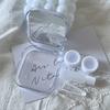 Laser Cover Contact Lens Case Box Colored Lenses Container Beauty Lens Storage Box Travel Set With Mirror Gift Girl