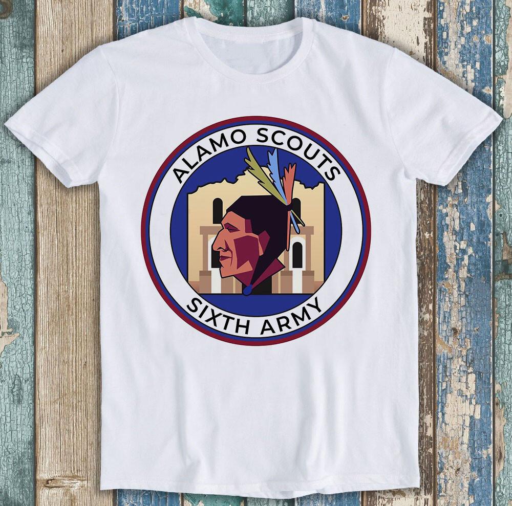 

Alamo Scouts Retro WW2 World War II Meme Funny Gift Tee T Shirt M1280 4XL