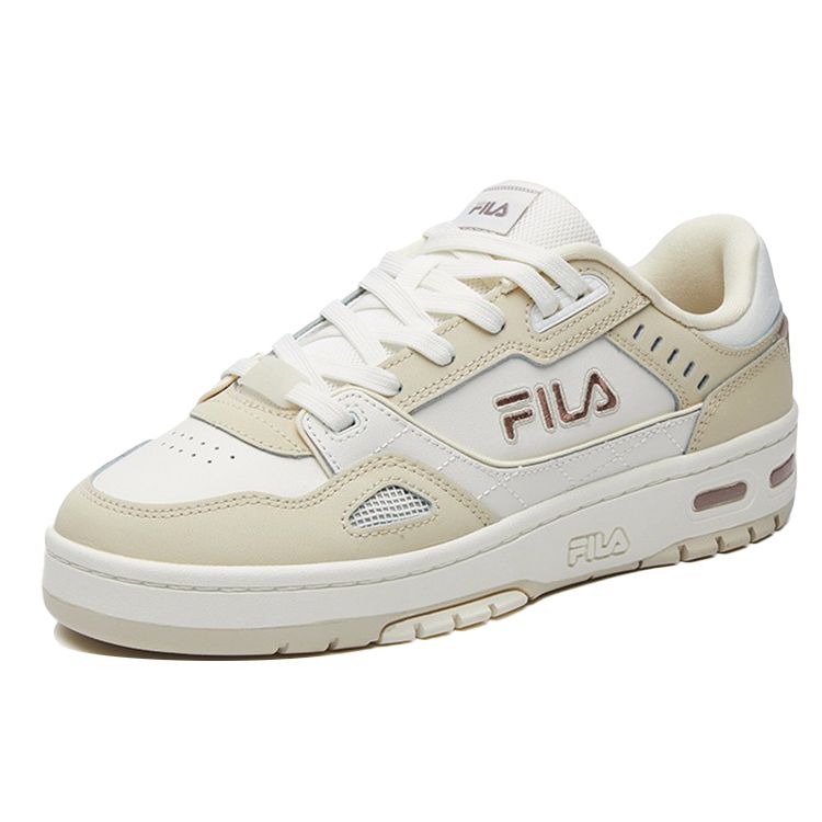 Fila Heritage-FHT Low Top Sports Casual Shock Absorbing Durable Low Top Skate Shoes Women Sneaker Beige F12W131215FSA