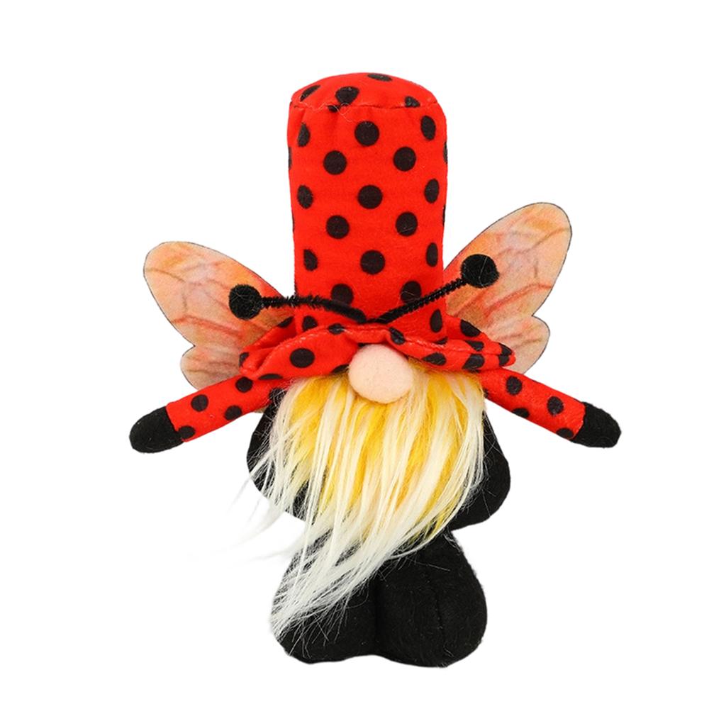 Bijenfeest Gezichtloze Pop Festival Viering Schattige Festivalpop Rudolph Pop Gebreid