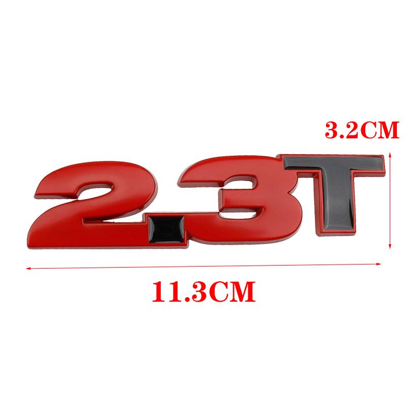 

Автомобиль 3D Металл 2,3 Т Объем багажника Знак Эмблема Наклейка Наклейка Для Ford Mustang GT Shelby 350 500 2,3 Т Логотип C