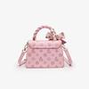 Valentine's Day girls pink bag premium niche bag new texture messenger bag