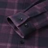 Chemise à carreaux à manches longues doublée polaire pour homme MONTAGUT