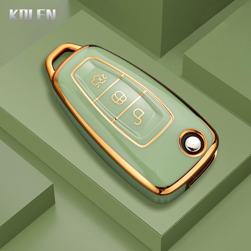 Neue TPU Auto Fernbedienung Schlüsselhülle Abdeckung Schale Für Ford Ranger C-Max S-Max Focus Galaxy Mondeo Transit Tourneo Custom Schutz Schlüssellos