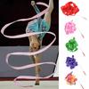4M Colorful Dance Ribbon Gym Rhythmic Art Gymnastic Streamer Twirling Rod Stick