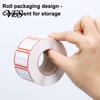 Precision Die-cut Stickers 1000 Pcs Label for Organization, Color Coding Self-Adhesive Name Tags, Easy Clean Peel Off Red & Blue Removable Labels File