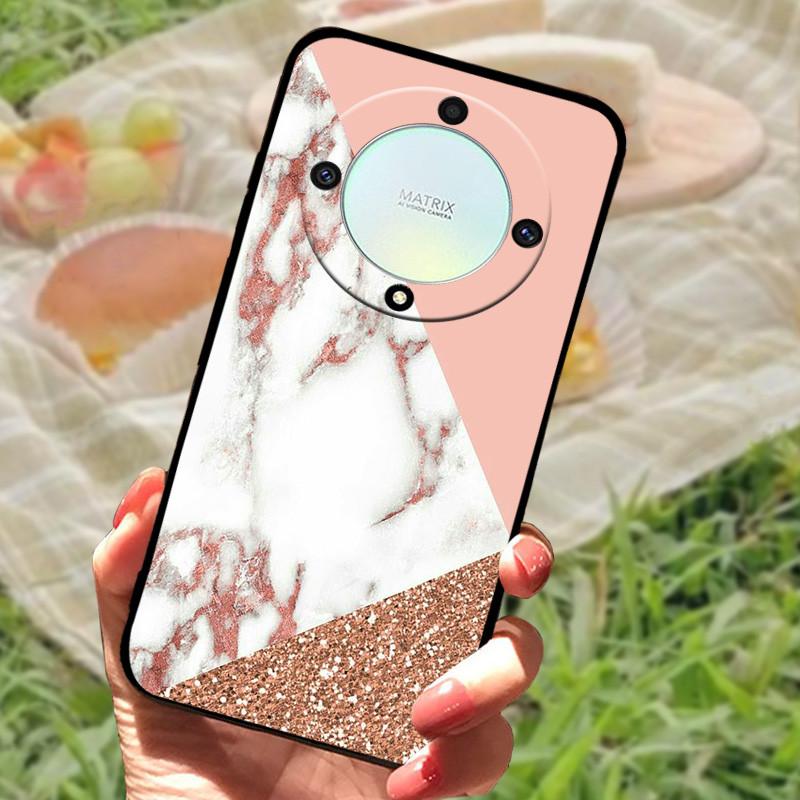 For Honor X9A 5G Case Honor X9A Cover Black Soft Silicone Phone Case Fundas For Huawei Honor X9A 5G Coque HonorX9A Protective